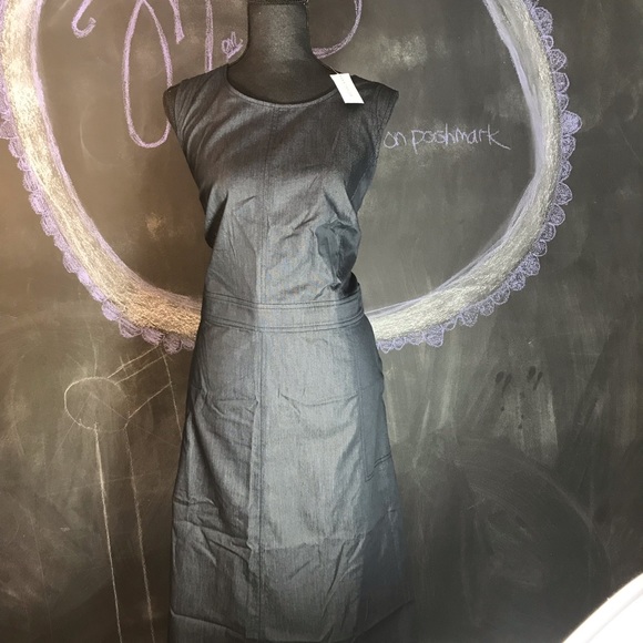 Ann Taylor Dresses & Skirts - Stunning navy and gray dress
